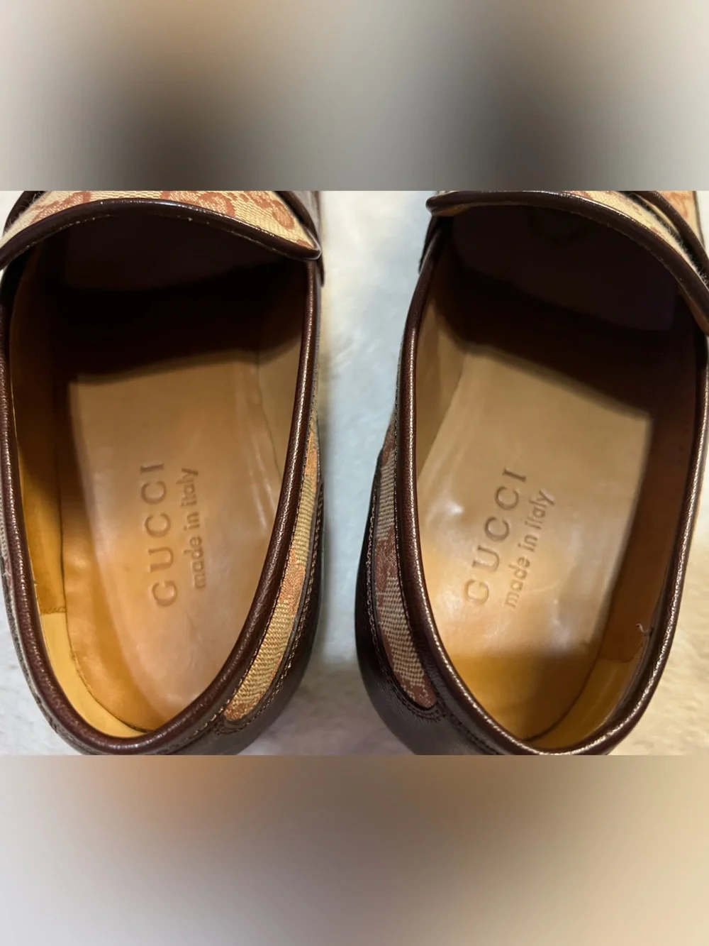 Gucci Monogram LOGO jacquard loafer, UK 5